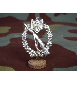 Infantry Assault Badge in German silver - Infanterie Sturmabzeichen in Silber