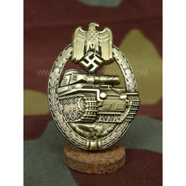 Tank Assault Badge made in German Silver and bronze level -Panzerkampfabzeichen in bronze-