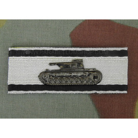 Tank destruction badge in silver