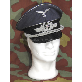 German WW2 Luftwaffe officer visor cap by Erel Robert Lubstein