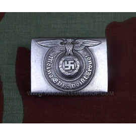 Aluminium buckle Waffen SS museum quality