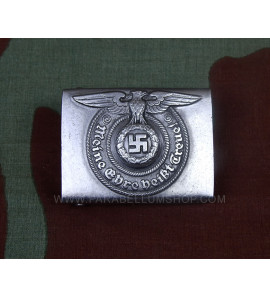 Aluminium buckle Waffen SS museum quality