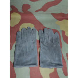 German WW2 officer, NCO and enlisted leather grey gloves for service and shore leave