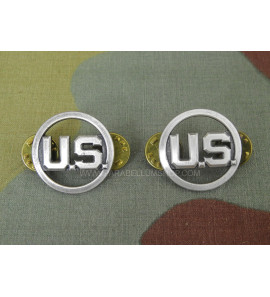 Collar Discs USAAF EM - Silver