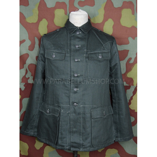 Drillich jacket M42 HBT summer German uniform - Parabellum Shop