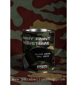 Barattolo vernice militare Olive Drab Nato Green 1 litro FOSCO