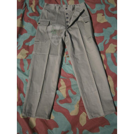 US WW2 Army Herringbone Twill HBT trousers