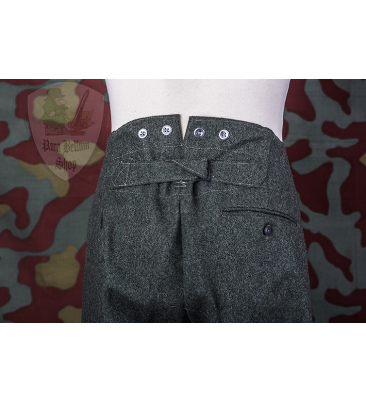 Felpa Con Cappuccio Uomo Grigia Con Scritta In Tedesco - 50% Cotone 50% Poliestere - Taglia S