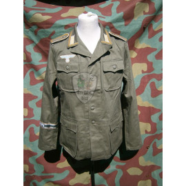 WW2 German army M40 NCO Tropical jacket Heer - Tropenbluse